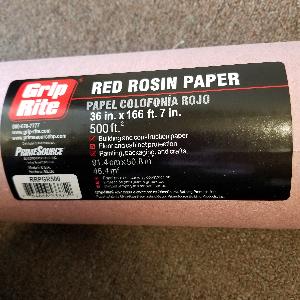 Red Rosin Paper